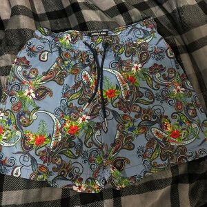 Jared Lang Multicolor Paisley Swim Shorts